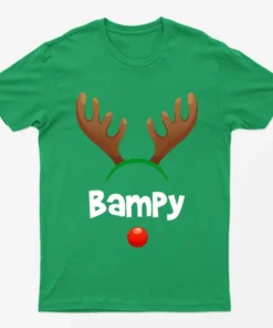 Irish Green Bampy Reindeer Nose T-Shirt