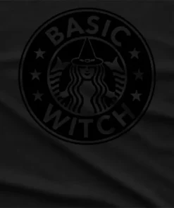 Basic Witch Star Bucks Halloween T-Shirt