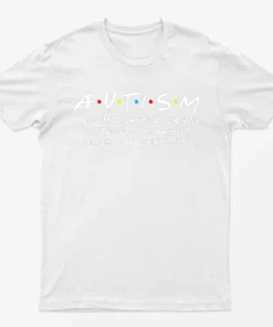 White Being Different Autism Graphic T-Shirt