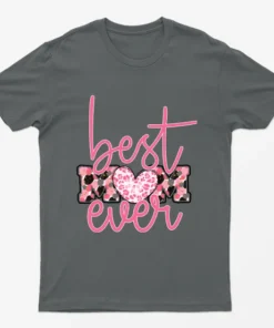Charcoal Best Mom Ever T-Shirt
