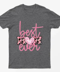 Dark Heather Best Mom Ever T-Shirt