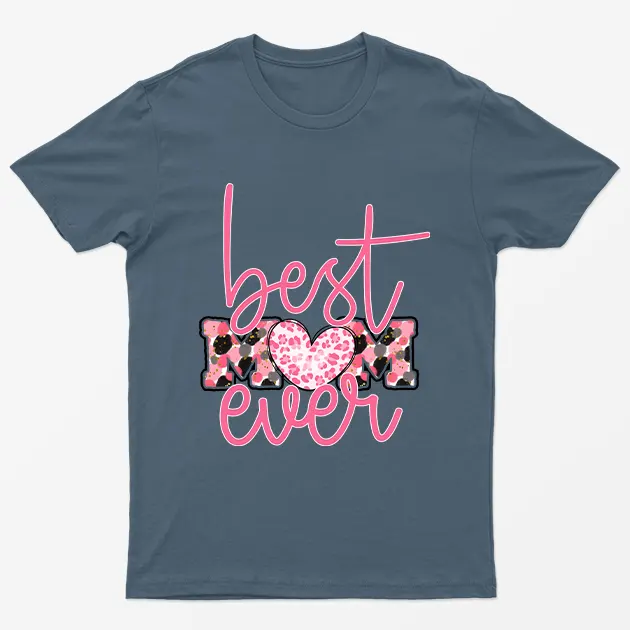 Indigo Blue Best Mom Ever T-Shirt