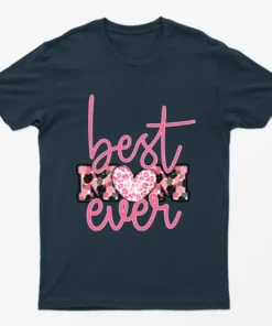 Navy Blue Best Mom Ever T-Shirt