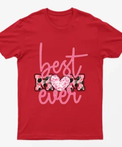 Red Best Mom Ever T-Shirt