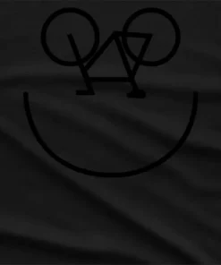 Bicycle Happy Smiling Face T-Shirt
