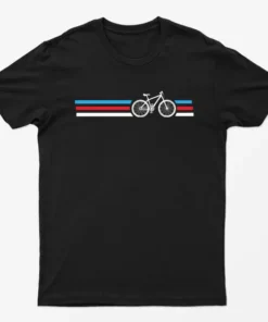 Black Bicycle Lover Graphic T-Shirt