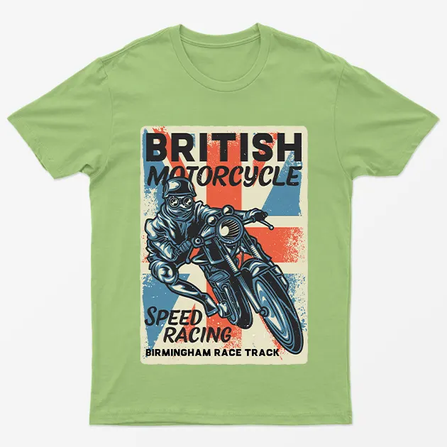 Birmingham British Motorcycle Graphic T-Shirt