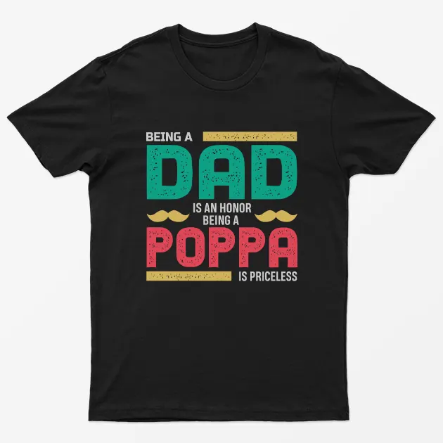 Black Being a Dad is an Honor T-Shirt