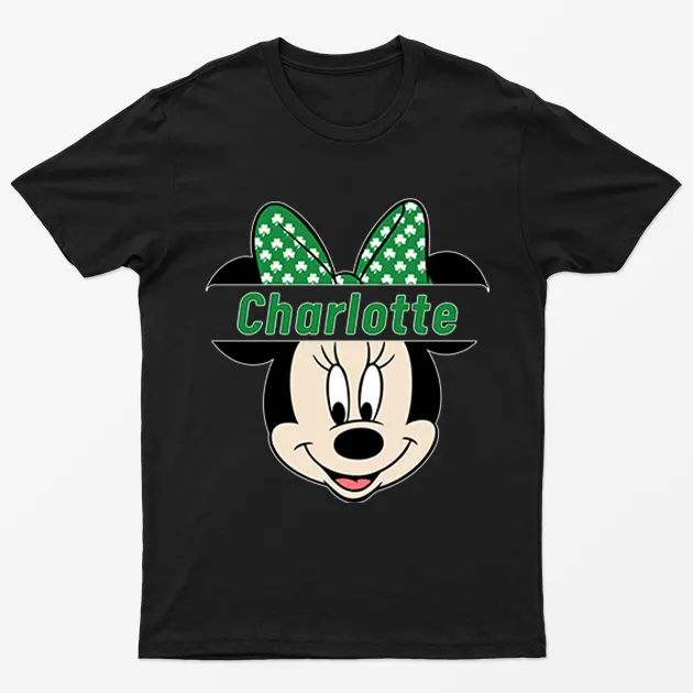 Black Charlotte Minnie Mouse T-Shirt