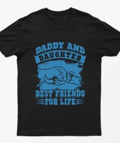 Black Daddy and Daughter Best Friends for Life T-Shirt