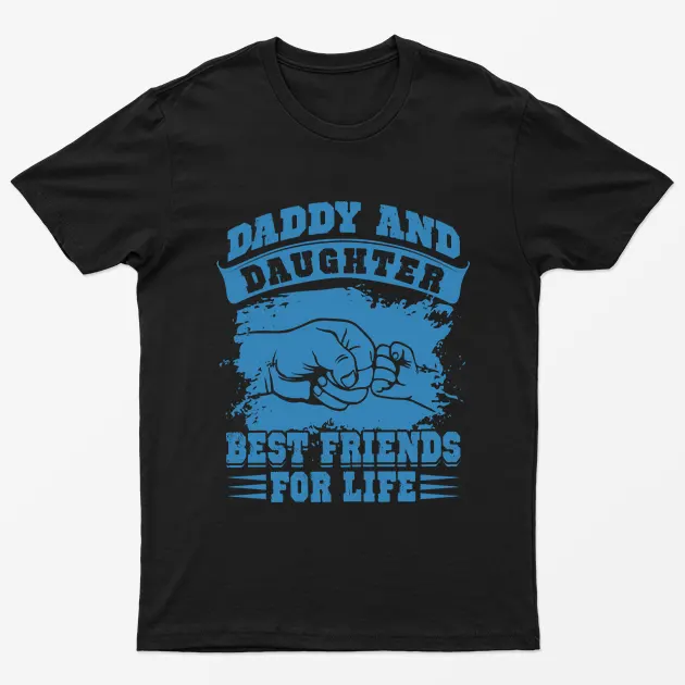 Black Daddy and Daughter Best Friends for Life T-Shirt