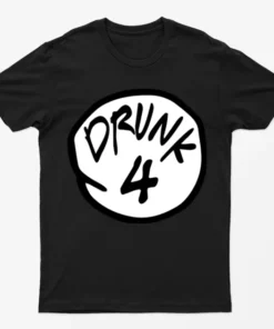 Black Drunk 4 St Patrick's Day Graphic T-Shirt
