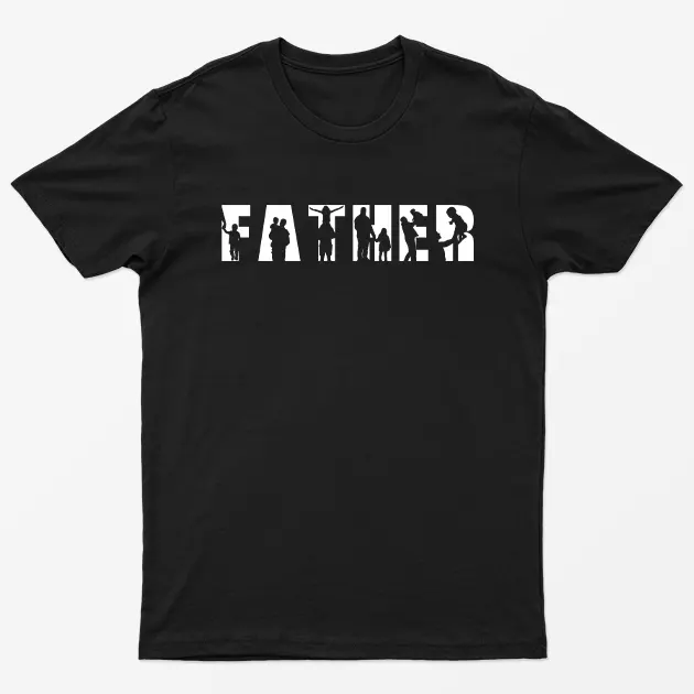 Black Father T-Shirt
