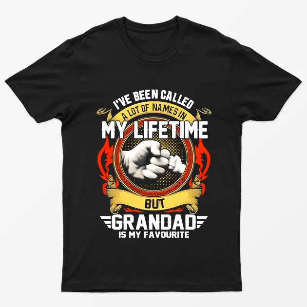 Black Grandad is My Favourite Name T-Shirt