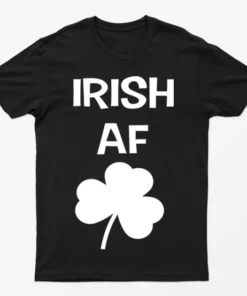 Black Irish Af St Patricks Day T-Shirt