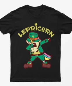 Black Irish leprechaun St Patrick's Day T-Shirt