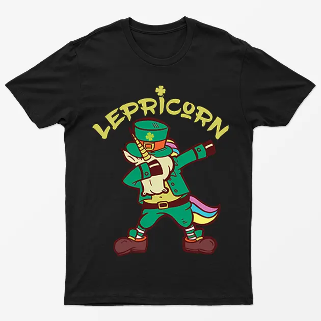 Black Irish leprechaun St Patrick's Day T-Shirt