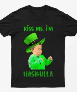 Black Kiss Me I Am Hasbulla T-Shirt
