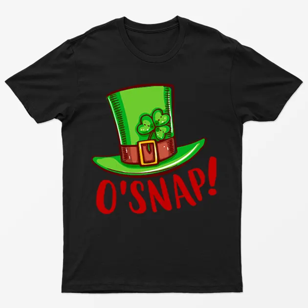 Black O'snap! Hat Patrick's Day T-Shirt