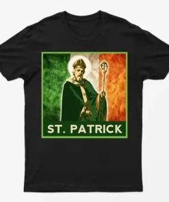 Black St Patrick T-Shirt