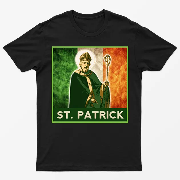 Black St Patrick T-Shirt