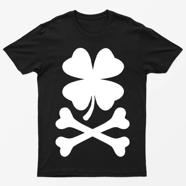Black St Patricks Day Bones T-Shirt