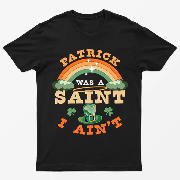 Black St Patrick's Day Funny T-Shirt