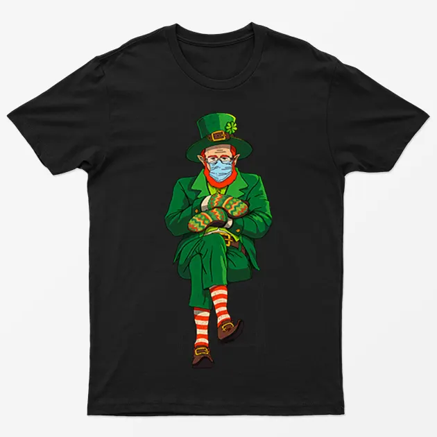 Black St Patrick's Day Graphic T-Shirt