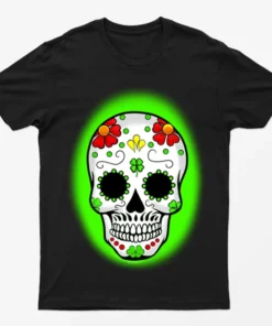 Black St Patrick's Skeleton T-Shirt