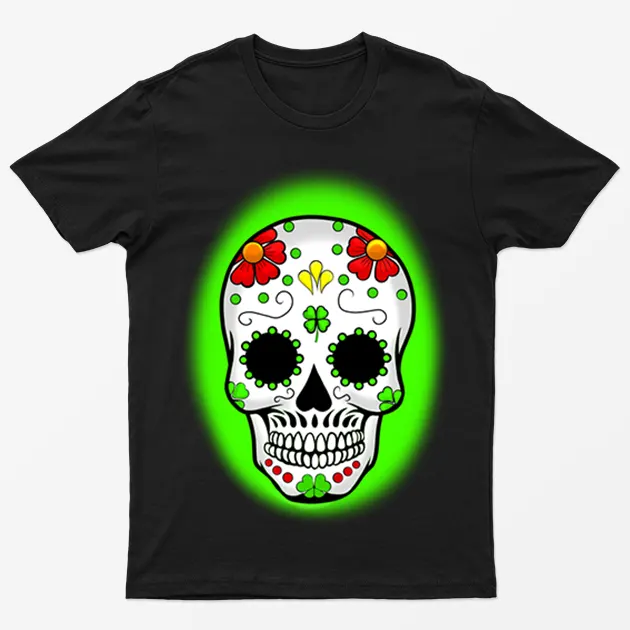 Black St Patrick's Skeleton T-Shirt