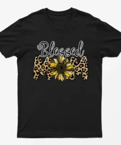 Black Blessed Mom T-Shirt