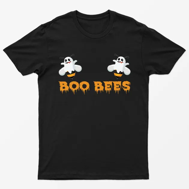 Black Boo Bees Halloween T-Shirt