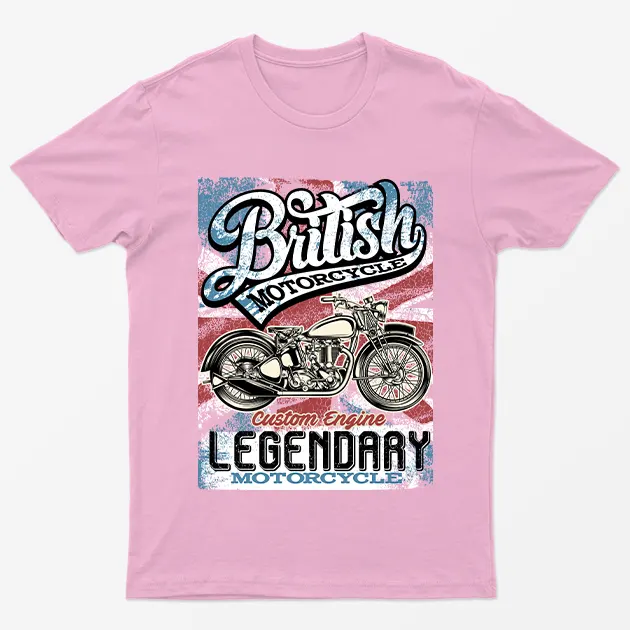 British Legendary Motorcycle Graphic T-Shirt