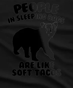 Camping Humor Bear Graphic T-Shirt