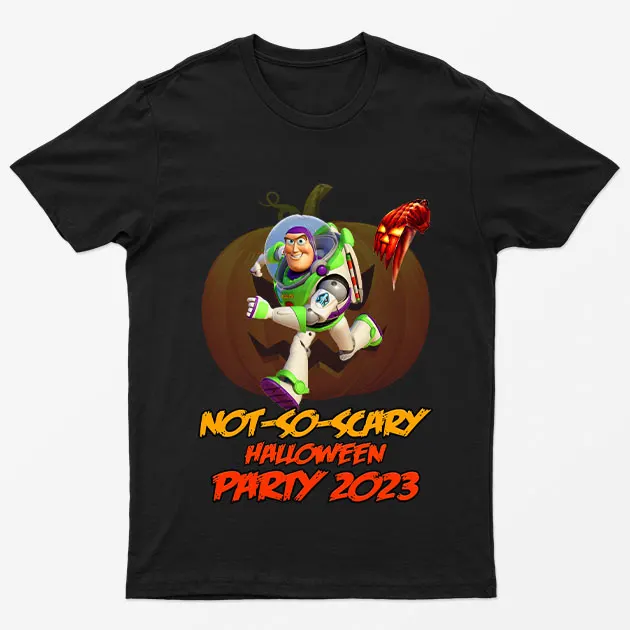 Black Cartoon Character TrickorTreat T-Shirt