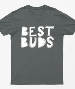 Charcoal Best Buds T-Shirt