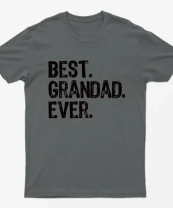 Charcoal Best Grandad Ever T-Shirt