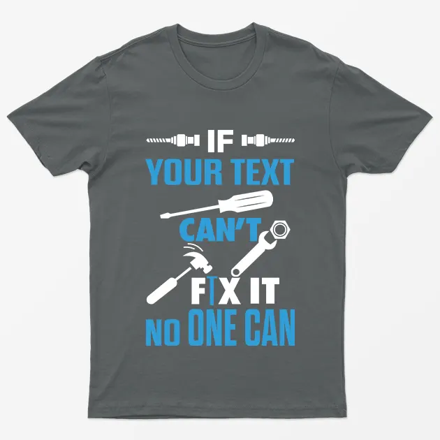 Charcoal If Your Text Cant Fix it No One Can T-Shirt