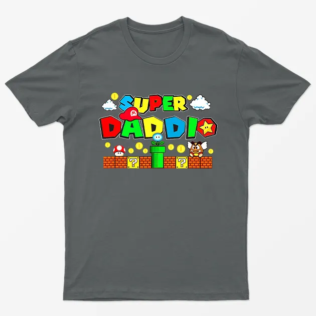 Charcoal Super Daddio T-Shirt