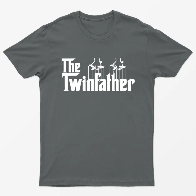 Charcoal The Twinfather T-Shirt