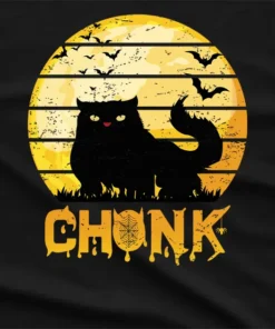 Chonk Cat Halloween T-Shirt