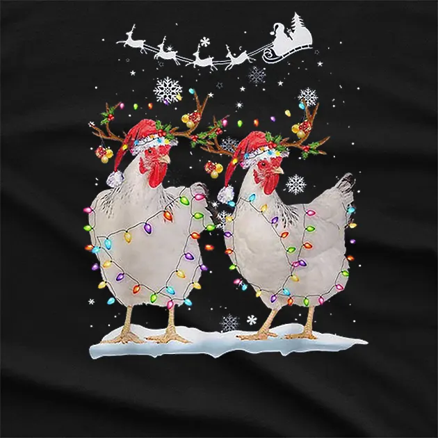 Christmas Chickens T-Shirt