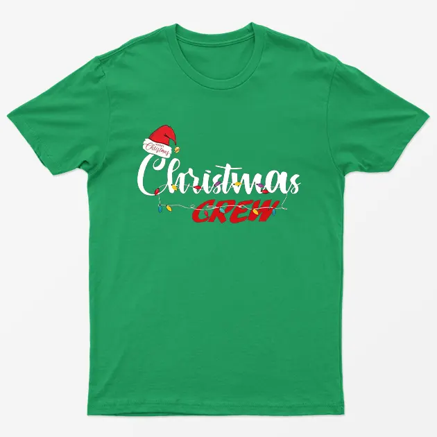 Irish Green Christmas Crew T-Shirt