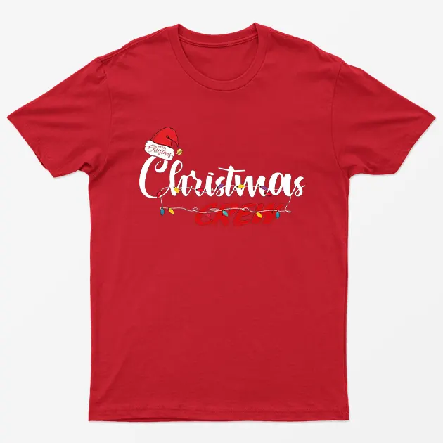 Red Christmas Crew T-Shirt
