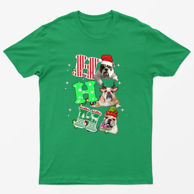 Irish Green Christmas HHH Bulldogs T-Shirt