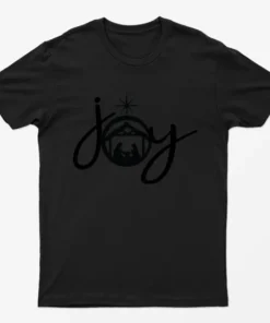 Black Christmas Joy T-Shirt