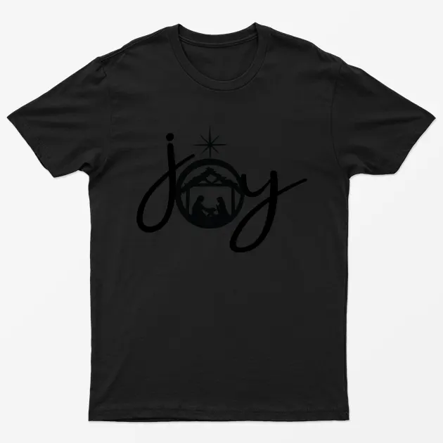 Black Christmas Joy T-Shirt
