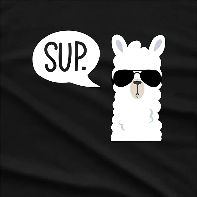 Cute Llama Sup T-Shirt