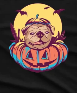 Cute Pumpkin Dog T-Shirt