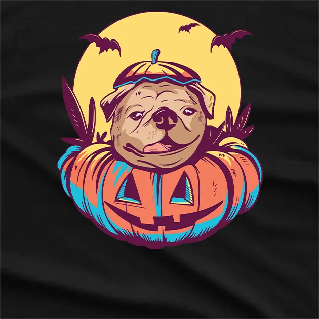 Cute Pumpkin Dog T-Shirt